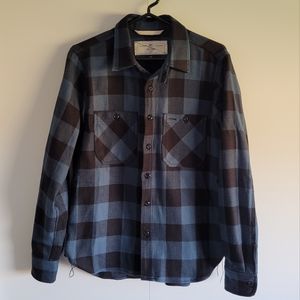 Rogue Territory BM Workshirt Teal Buffalo Check Flannel